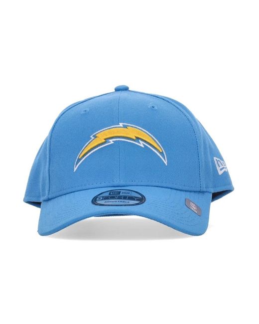 KTZ Accessoires ,Blauw ,Polyester Bright Nfl Gebogen Klep Pet in het Blue voor heren