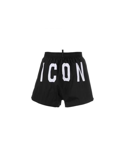 DSquared² Black Beachwear for men