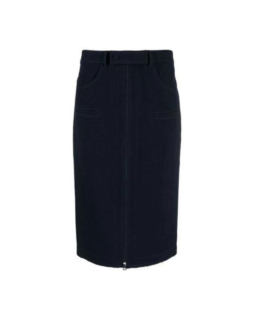 N°21 Blue Midi Skirts