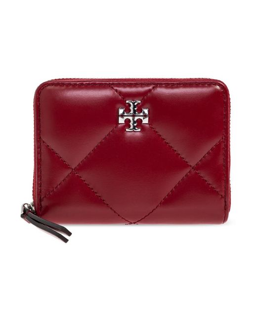 Tory Burch Leren Portemonnee in het Red