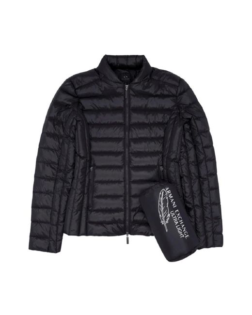 ARMANI EXCHANGE Black Down Jackets