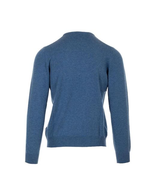 Gran Sasso Blue Round-Neck Knitwear for men