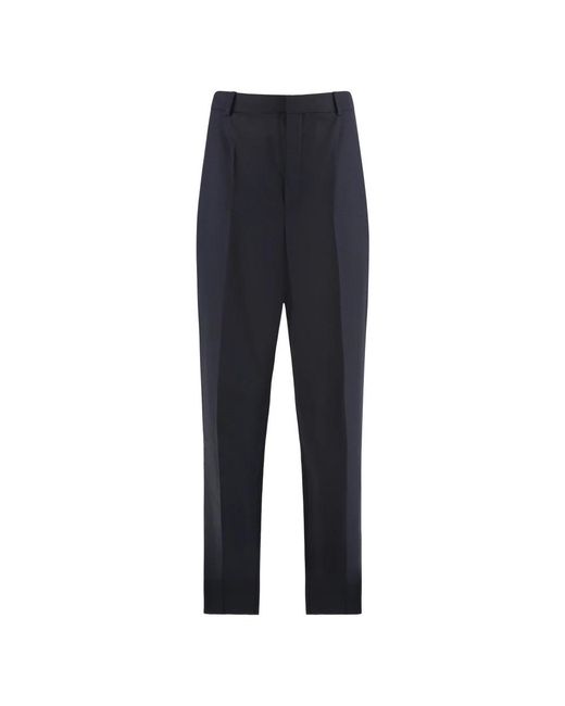 Saint Laurent Blue Suit Trousers for men