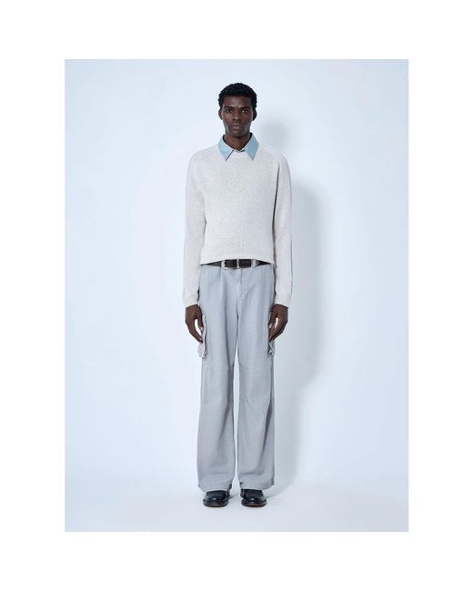Our Legacy Blue Round-Neck Knitwear for men