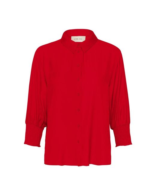 Shirts Cream de color Red