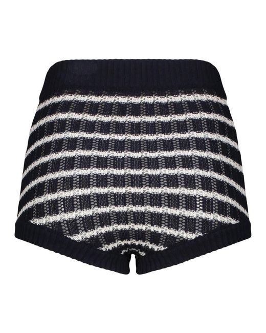 RED Valentino Gestreepte Short in het Blue