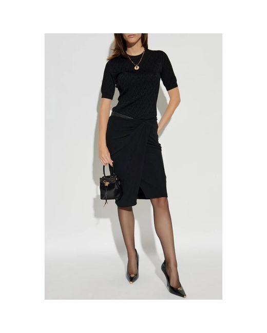 Versace Top Met Z-Logo in het Black