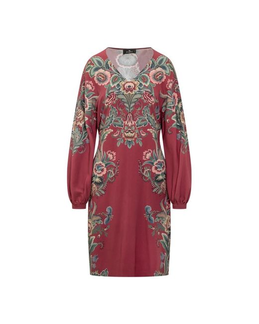 Etro Red Midi Dresses