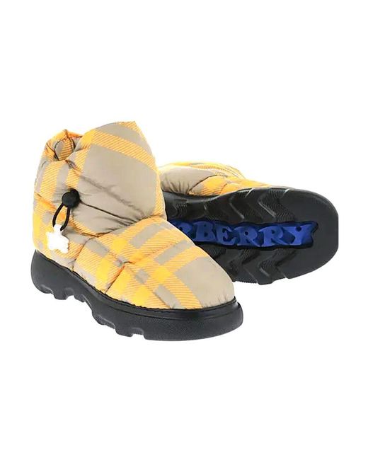 Burberry Yellow Winter Boots
