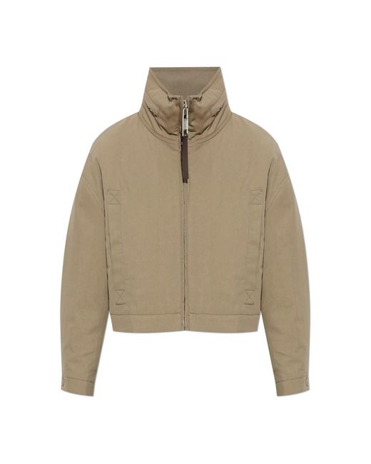 Moschino Hooded Jacket in het Natural