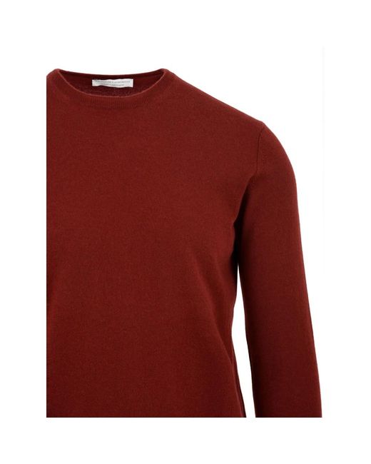 FILIPPO DE LAURENTIIS Red Round-Neck Knitwear for men