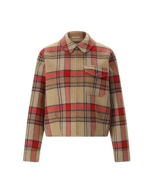 Woolrich Brown Light Jackets for men
