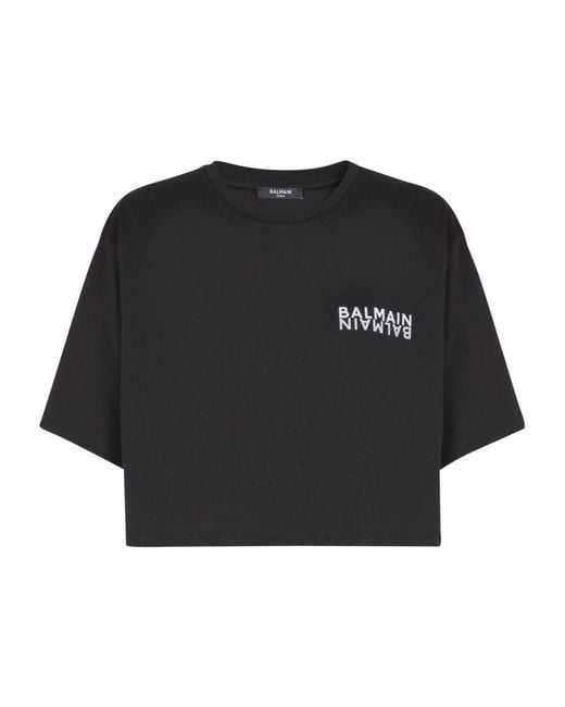 Balmain Black T-Shirts