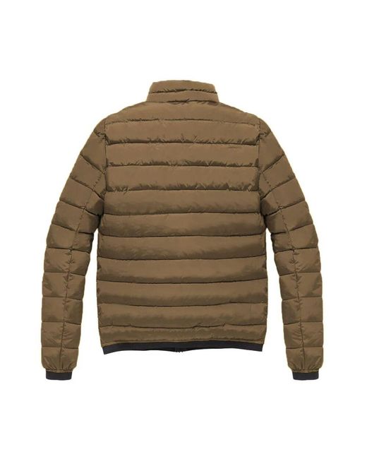 Giacca in nylon marrone di Refrigiwear in Green da Uomo