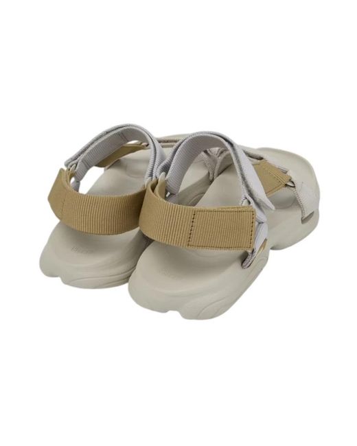 Camper Metallic Flat Sandals
