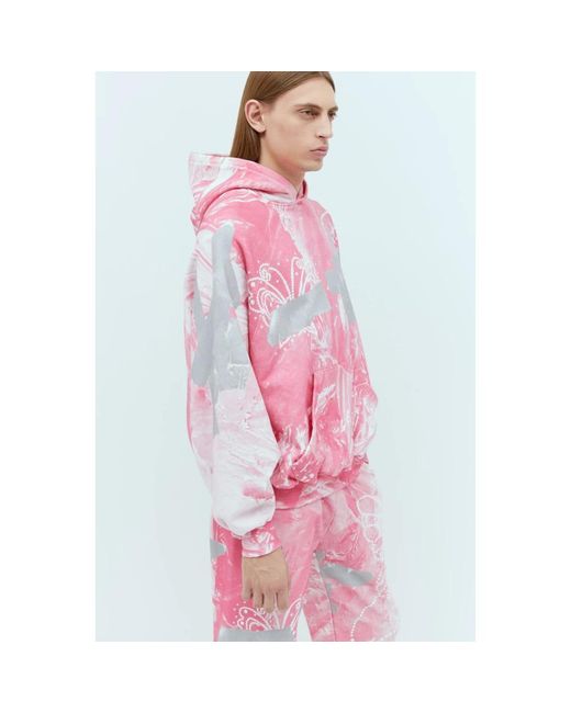 PRAYING Garbage Kapuzenpullover in Pink für Herren
