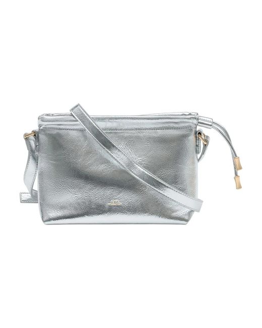 A.P.C. Gray Ninon Mini Crossbody