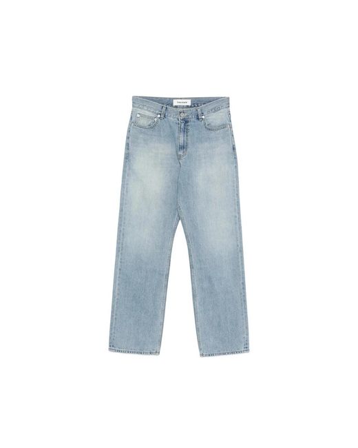 TONYWACK Blue Wide Jeans for men