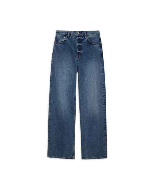 Anine Bing Wide Jeans in het Blue