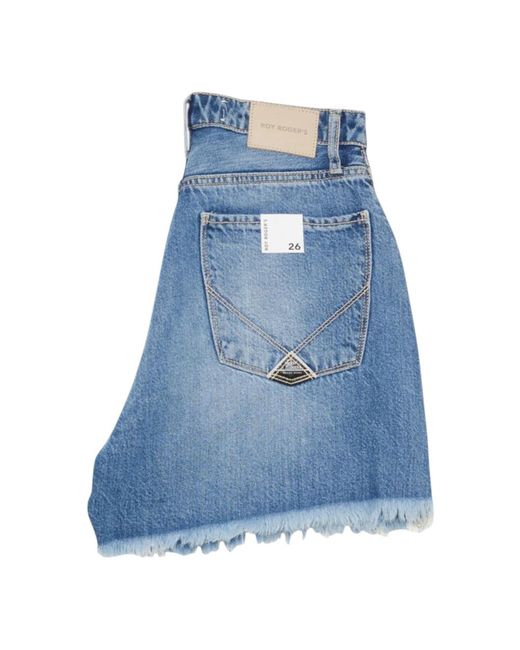 Denim Shorts Roy Rogers en coloris Blue