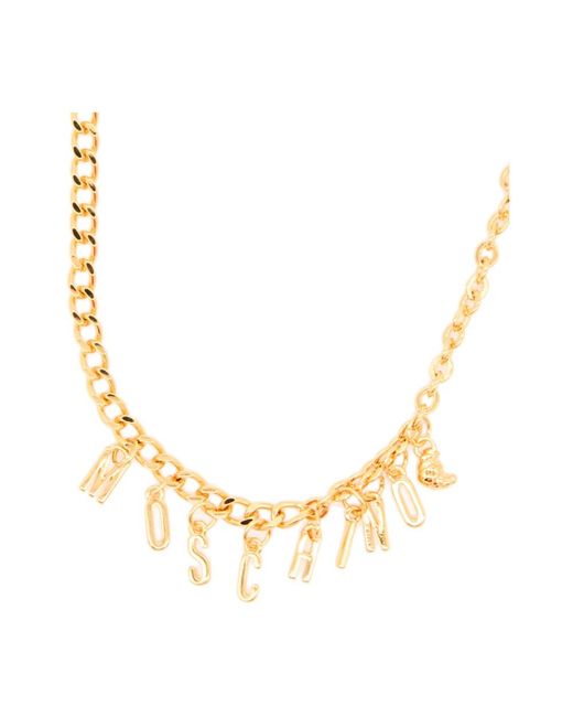 Moschino Metallic Necklaces