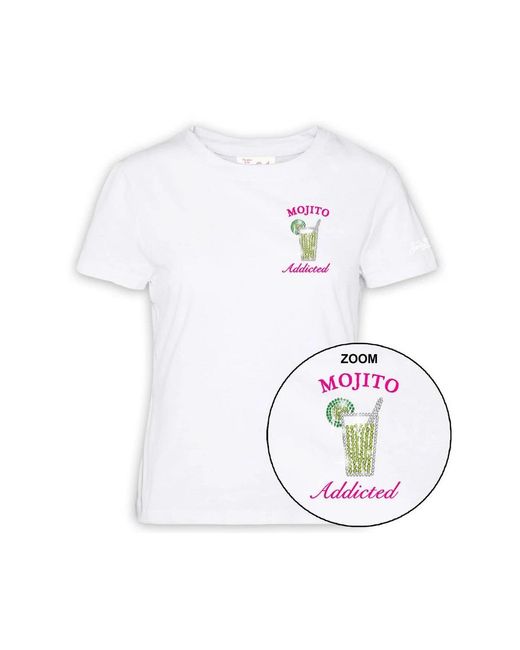 Mc2 Saint Barth White T-Shirts