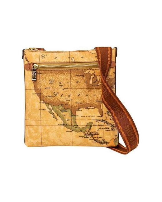 Alviero Martini 1A Classe Brown Cross Body Bags for men