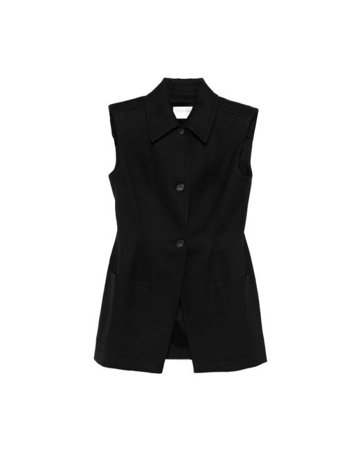 Sportmax Black Vests