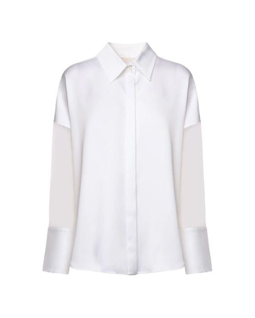 Genny White Weiße hemdbluse