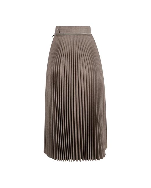 Burberry Brown Midi Skirts