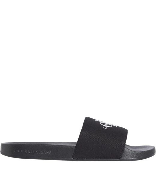 Calvin Klein Black Sliders for men