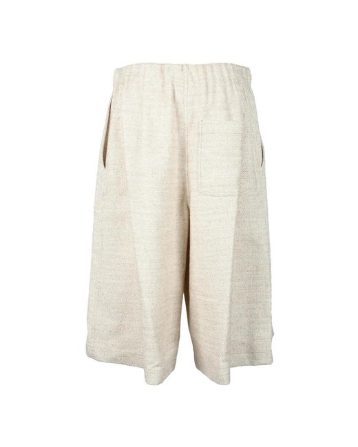 Semicouture Natural Long Shorts