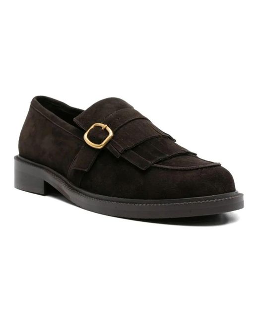 ADRIANNA FERETTI Black Loafers