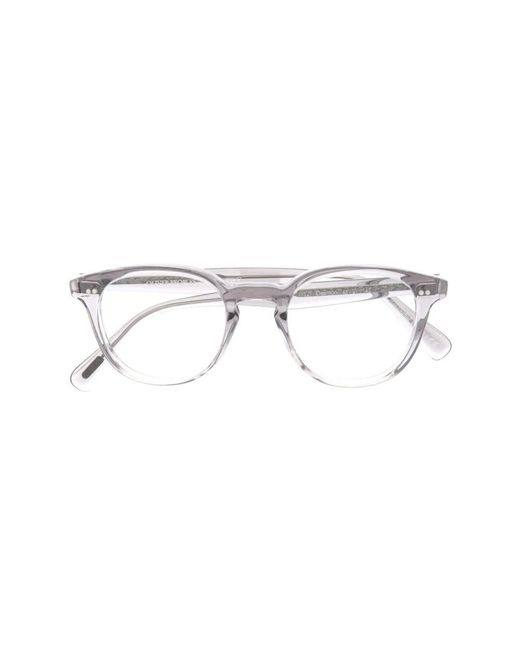 Oliver Peoples White Glasses