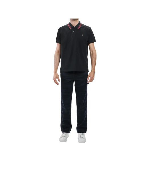 Vivienne Westwood Black Polo Shirts for men