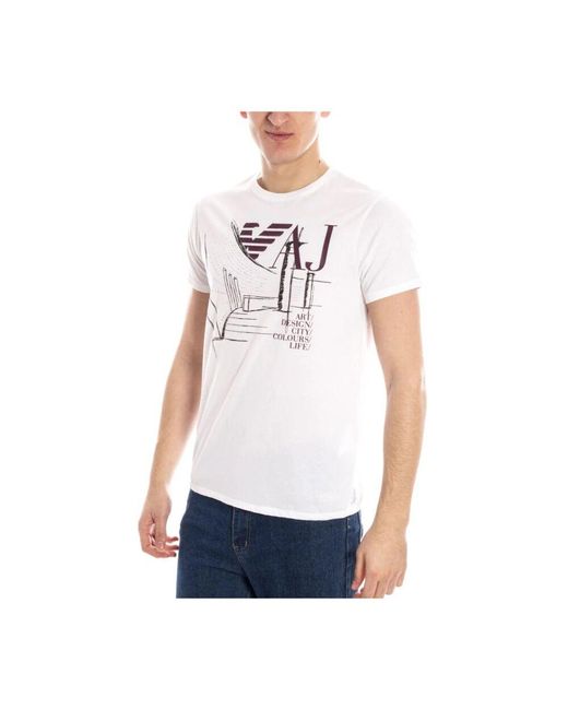 Armani Jeans Weißer A6H76Babianco Stilvoll in White für Herren
