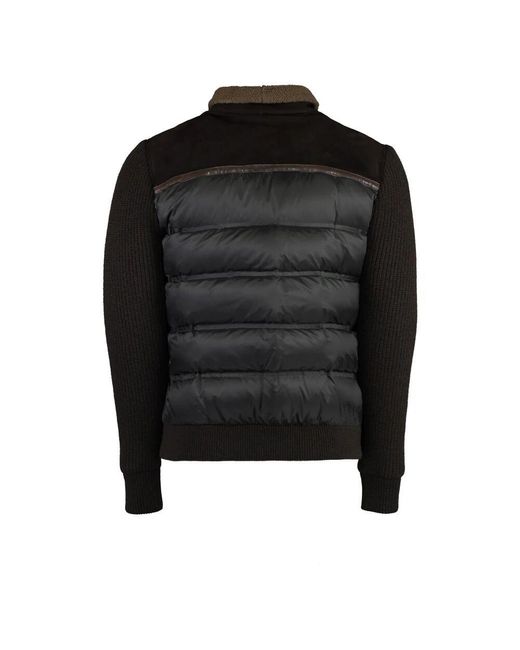 Down Jackets di Moorer in Black da Uomo