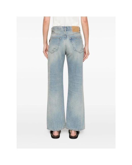 Haikure Blue Straight Fit Jeans
