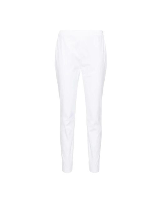 Fabiana Filippi White Slim-Fit Trousers