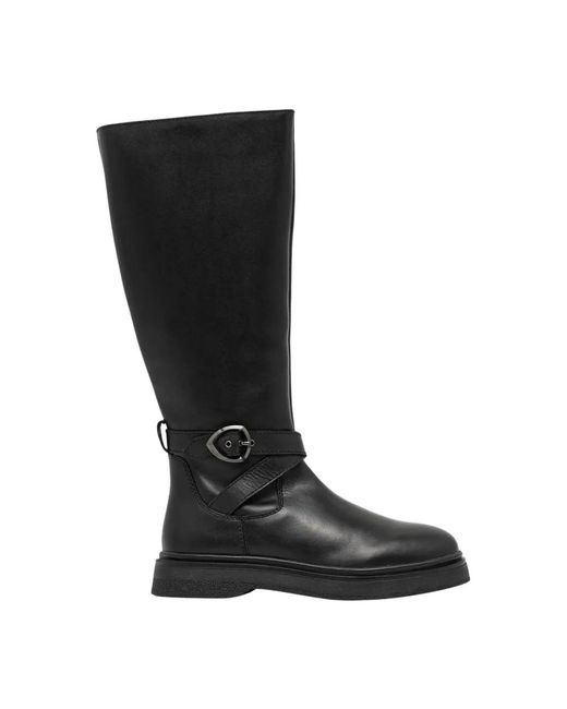 High Boots Blauer en coloris Black