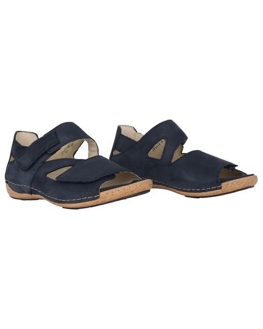 Flat Sandals di Waldläufer in Blue