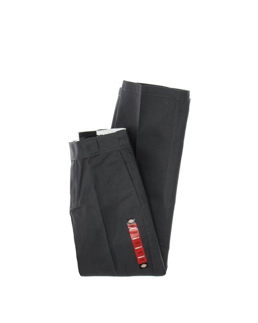 Dickies Gray Straight Trousers for men