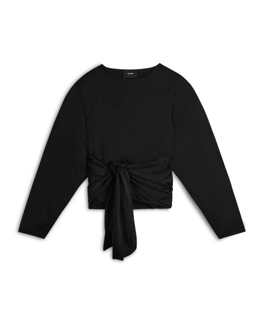 Axel Arigato Black Diana tie-front top
