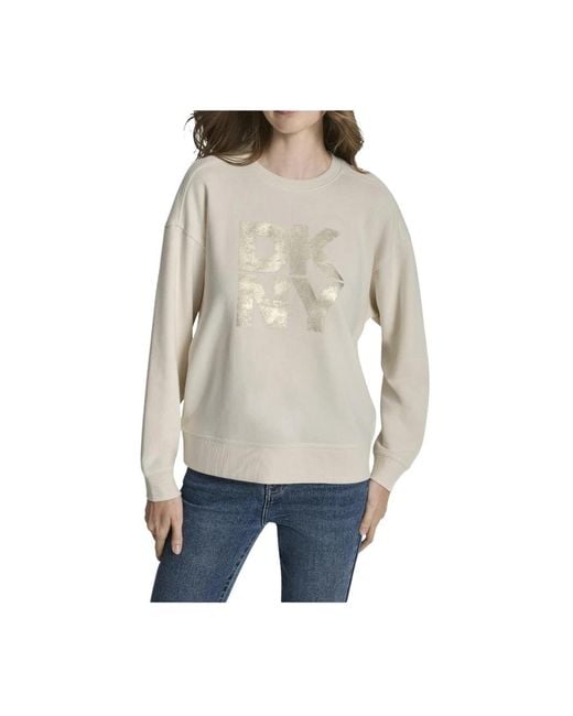 DKNY Distressed Sweatshirt in het Gray