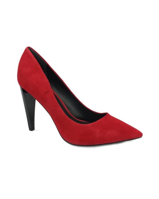 Guess Schoenen ,Rood ,Leer Pumps in het Red