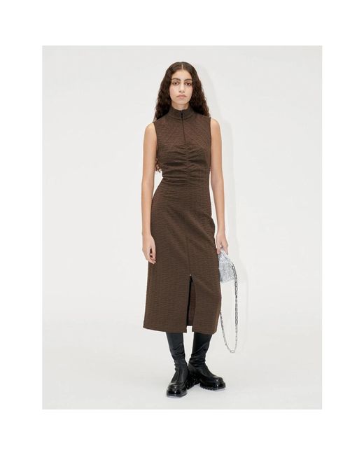 Stine Goya Brown Midi Dresses