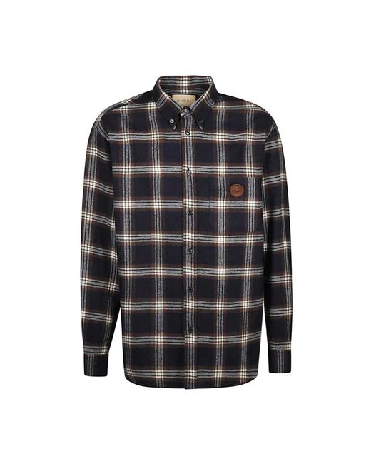 Gucci Gray Casual Shirts for men