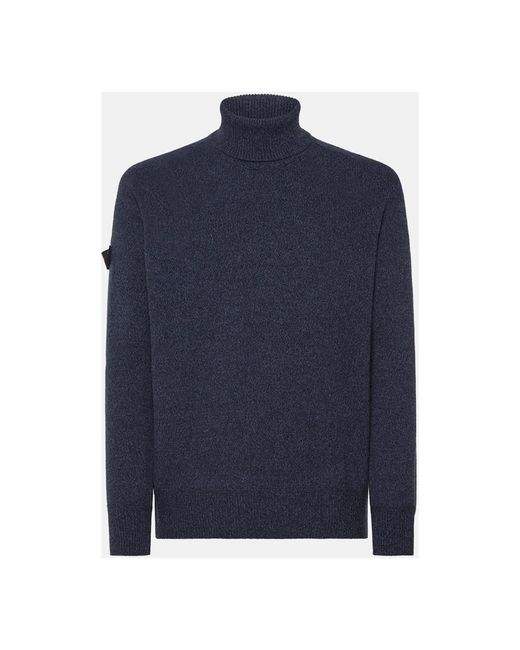 Peuterey Blue Turtlenecks for men
