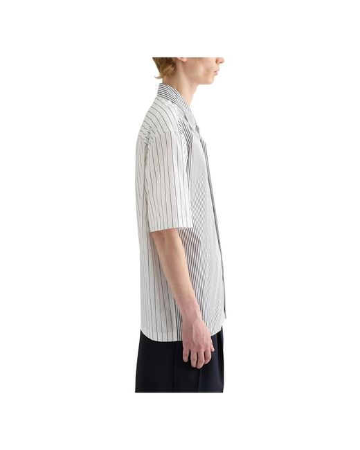 Jil Sander Gray Short Sleeve Shirts for men