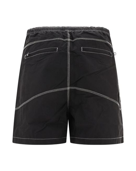 Brain Dead Black Casual Shorts for men
